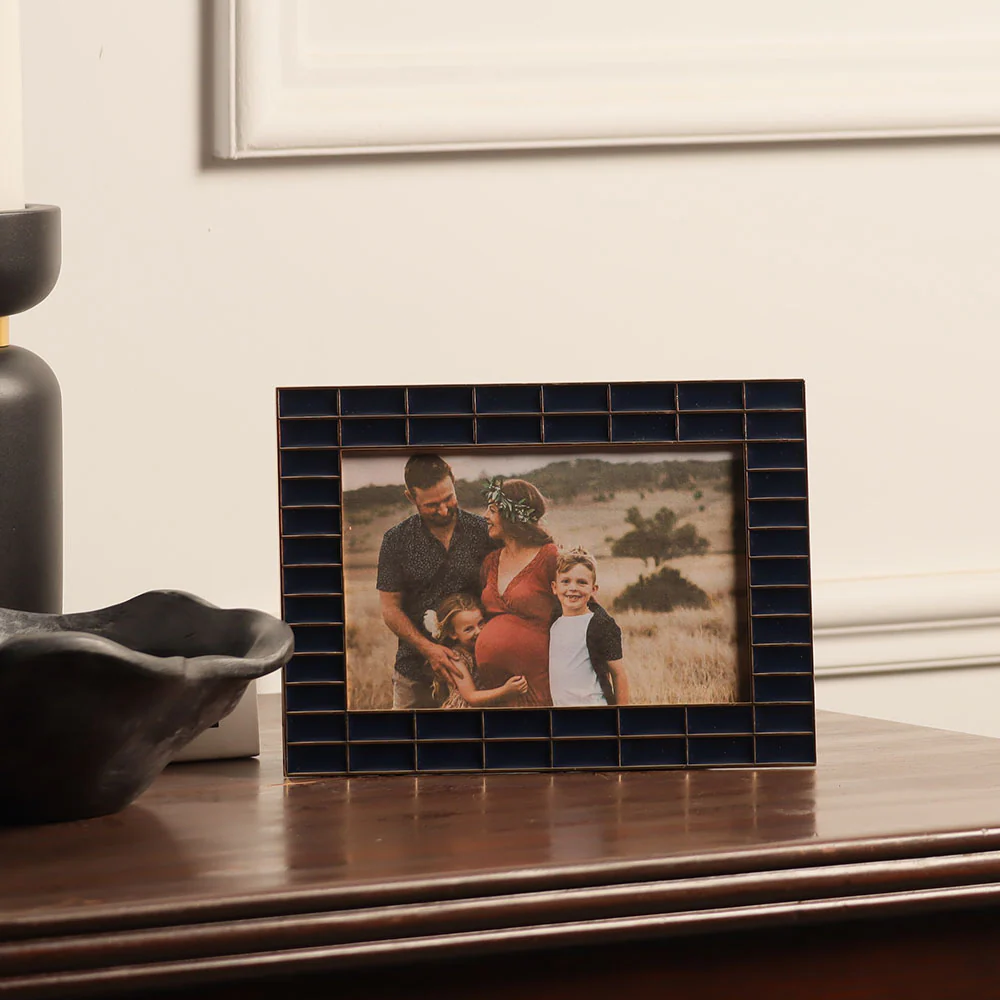 Blaine Photo Frame Medium - Blue Gold - Image 7