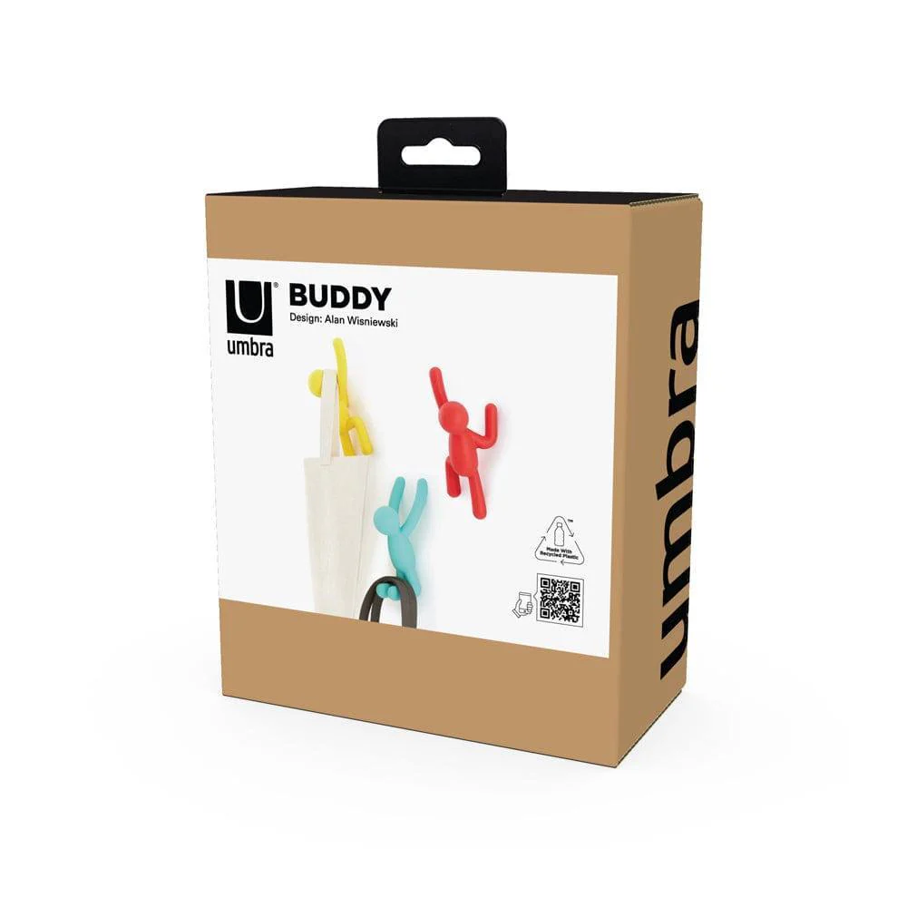 Buddy Hooks, Set of 3 - Red Green Yellow - Image 8