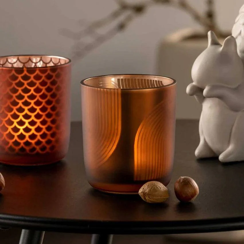 Camminata Tealight Holder Medium - Terra Lines - Image 4