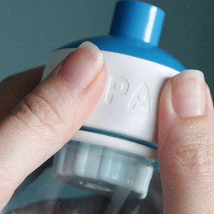 Campus Pop-up Water Bottle - Blue - Image 6