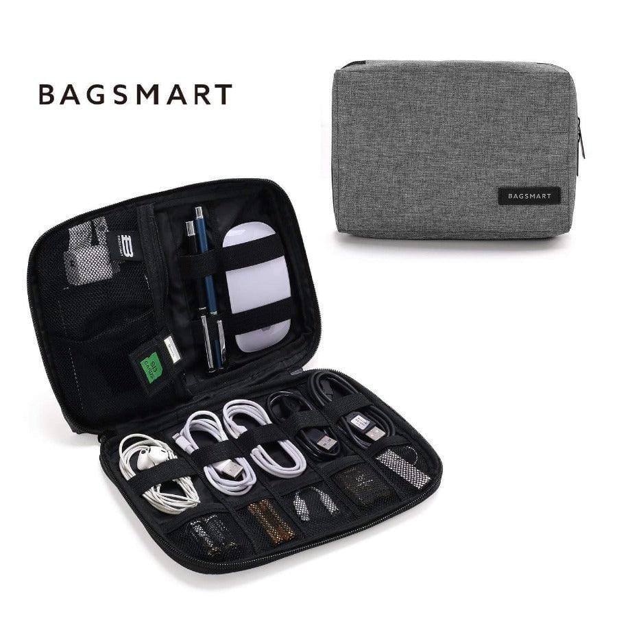 Electronics Organiser, Small - Heather Grey - Image 5