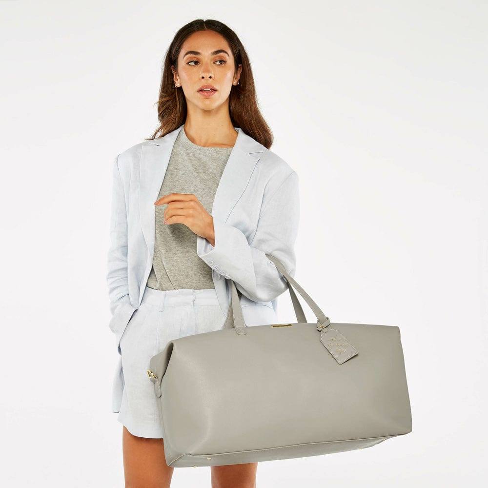 Holdall Weekend Duffel Bag Large - Grey - Image 5