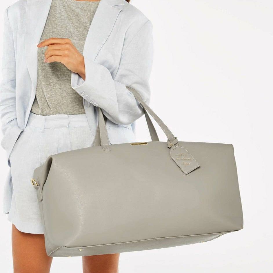 Holdall Weekend Duffel Bag Large - Grey - Image 9