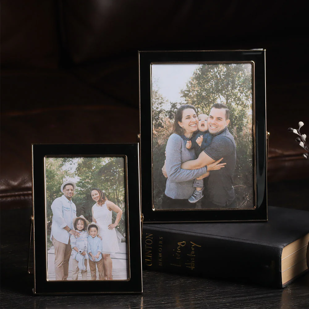 Noir Photo Frame Medium - Black Gold - Image 5