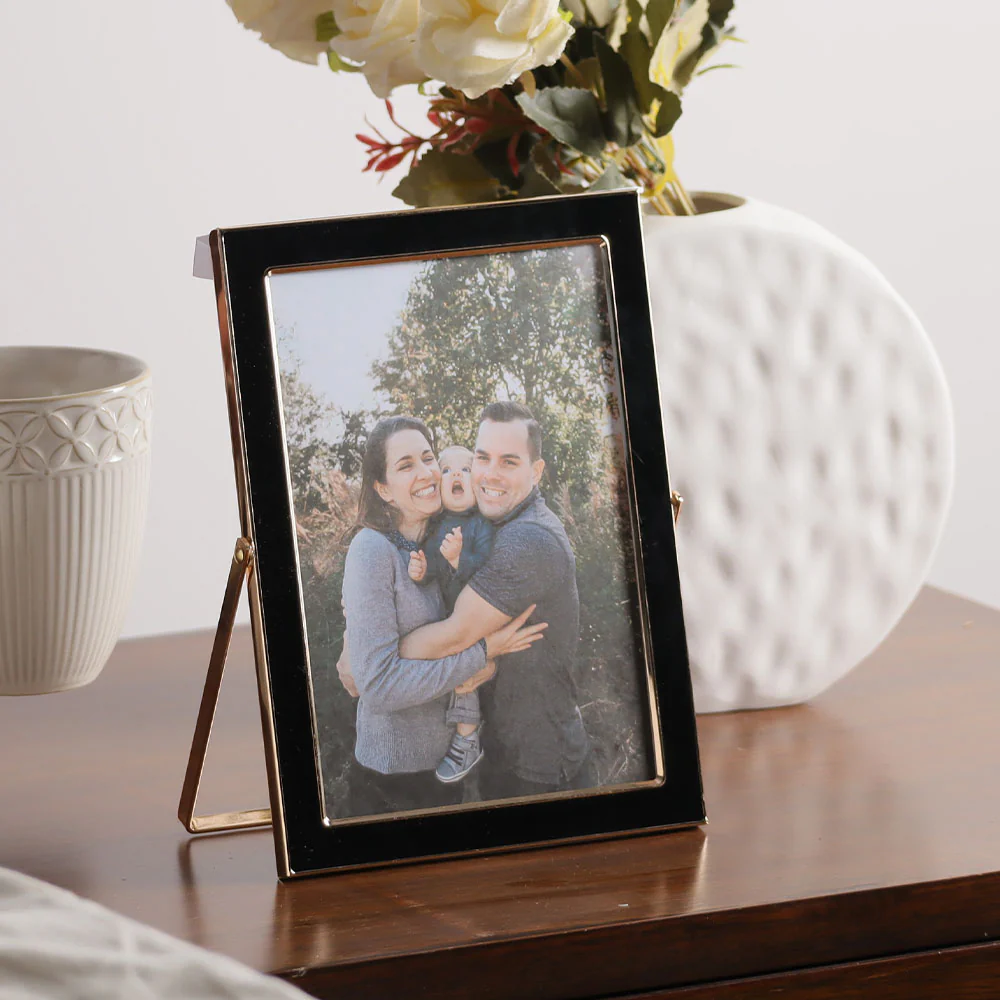 Noir Photo Frame Medium - Black Gold - Image 7
