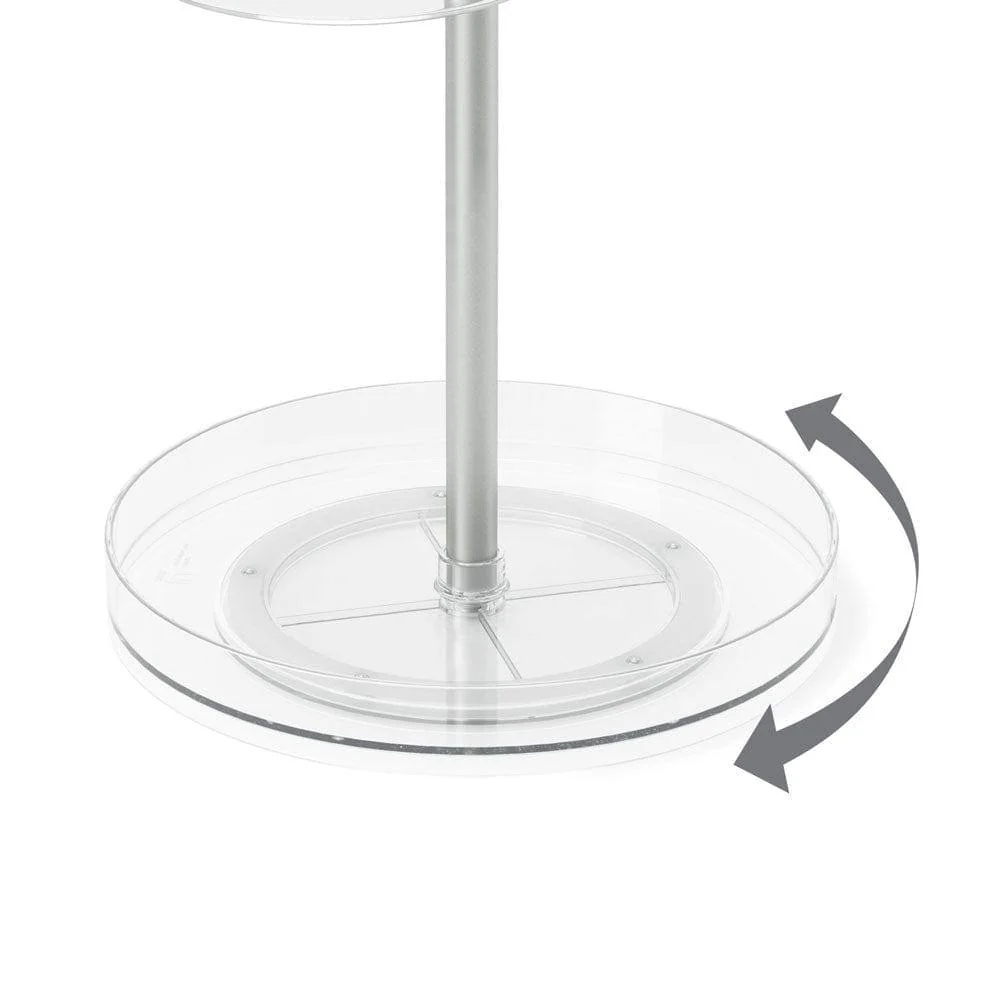 Pirouette Cosmetics Organiser - Clear Nickel - Image 9