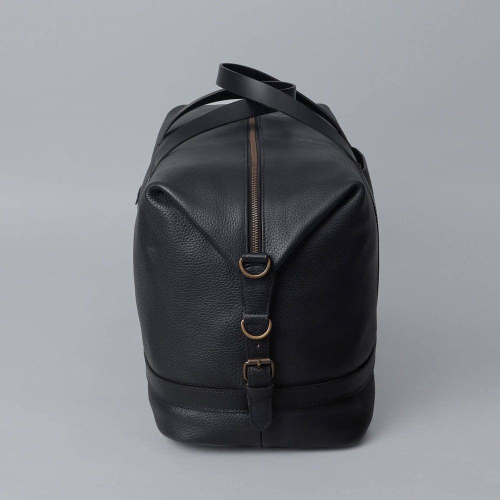 Runway Leather Travel Bag - Black - Image 6