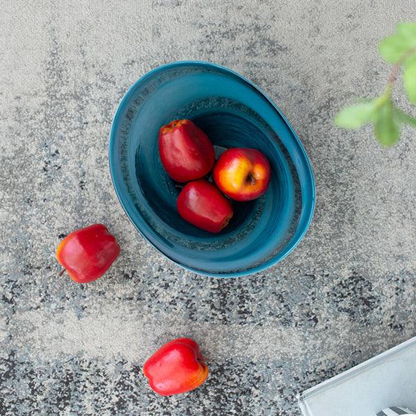 Sandstorm Decorative Bowl Large - Blue Grey - Image 10