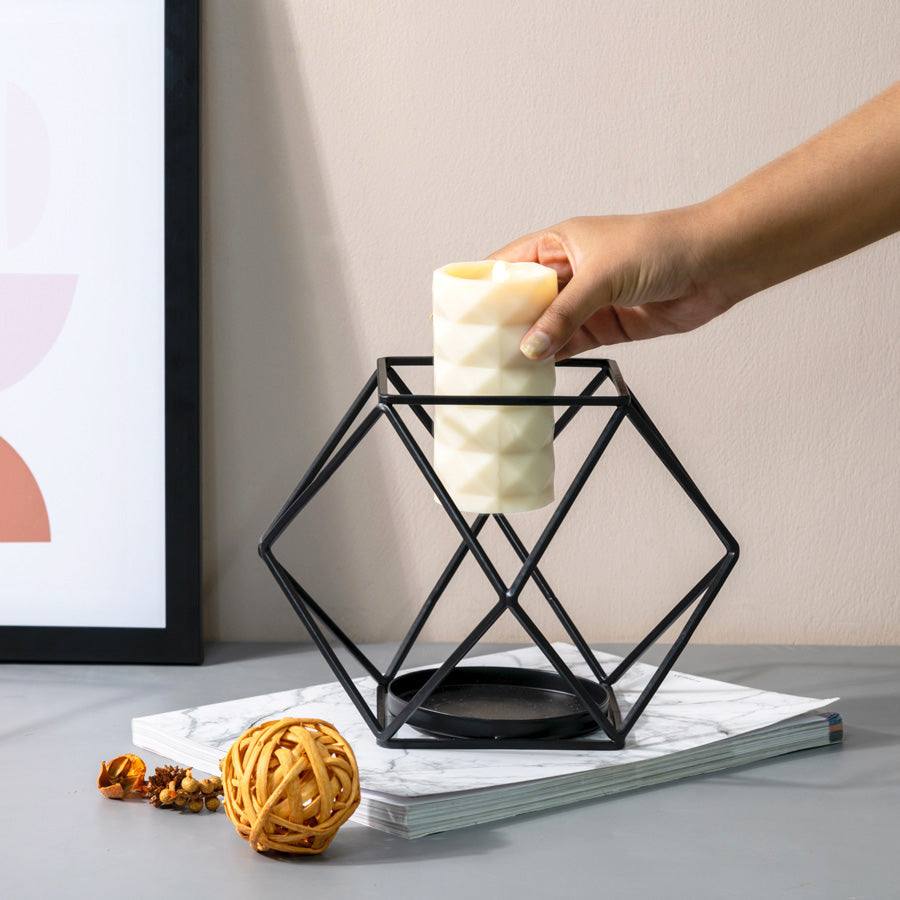 Spectrum Candle Holder - Black - Image 5
