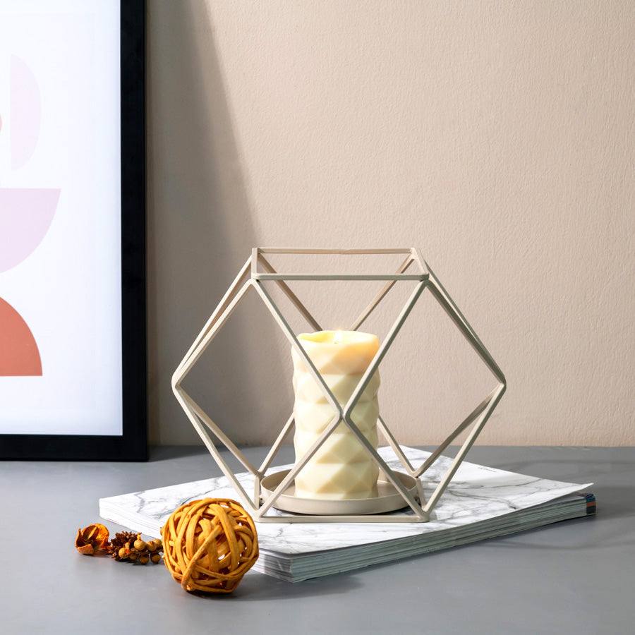 Spectrum Candle Holder - Taupe - Image 4