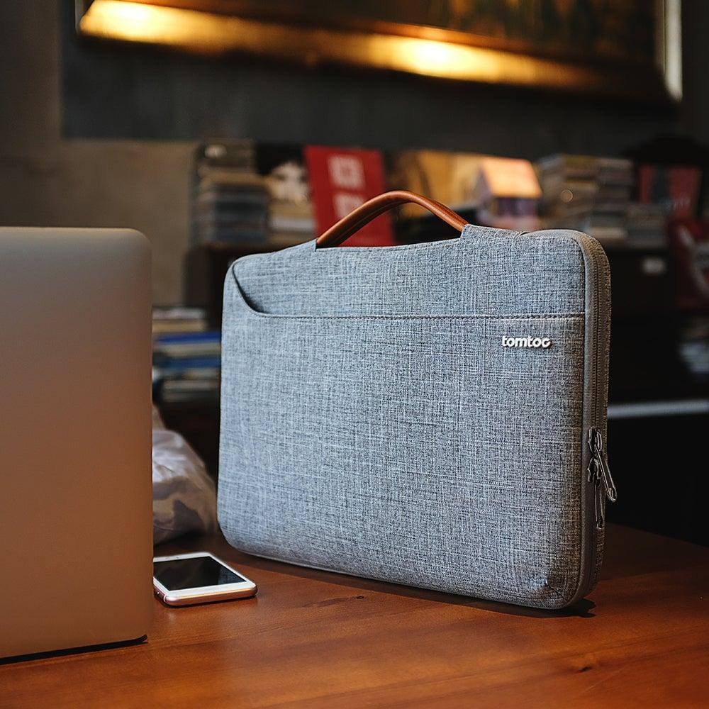 Defender A22 Zipper Briefcase - Grey 13 to 13.5 Inch - Image 7