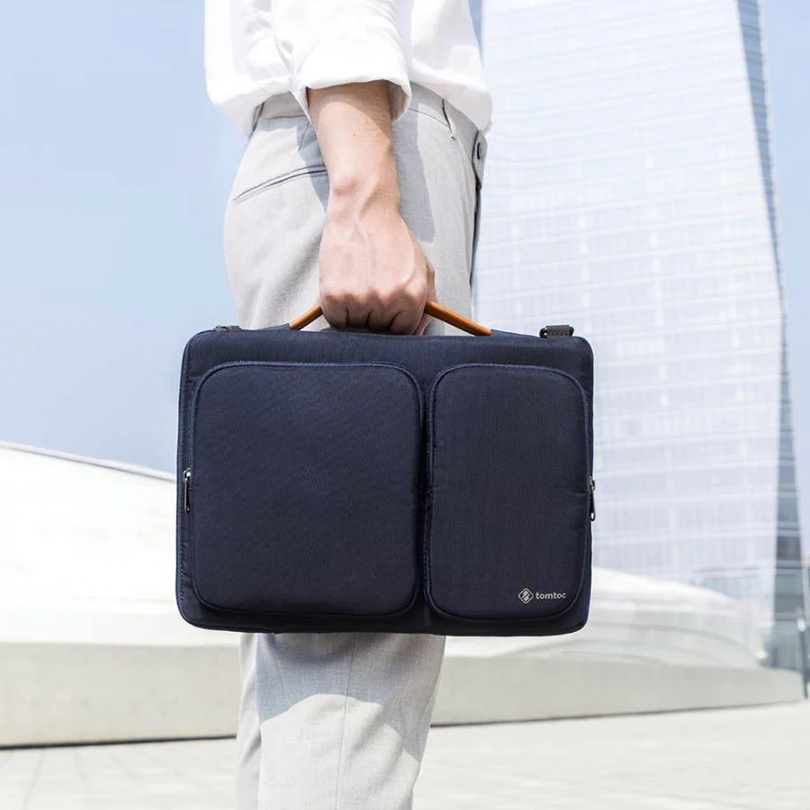Defender A42 Laptop Bag - Navy 13 to 13.5 Inch - Image 5