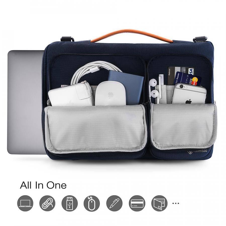 Defender A42 Laptop Bag - Navy 13 to 13.5 Inch - Image 6
