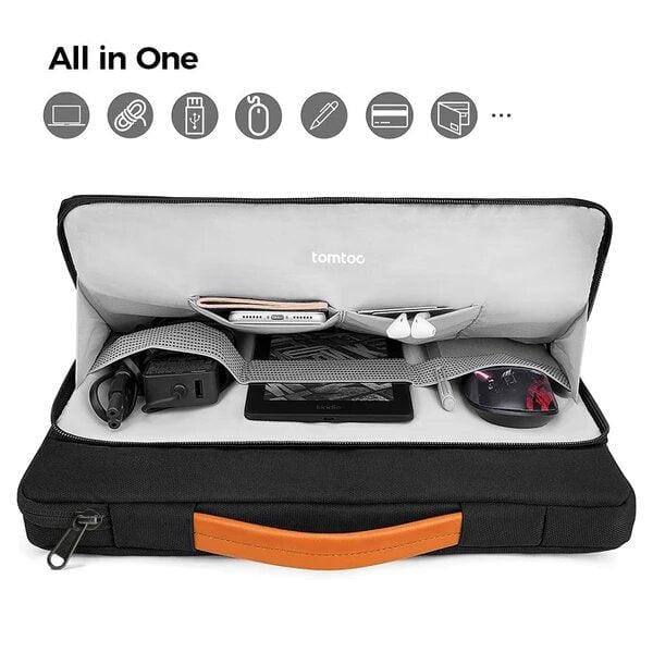 Defender A14 Laptop Briefcase - Black 15 to 15.6 Inch - Image 4