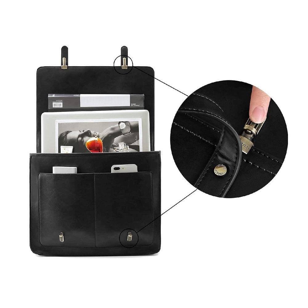Vintage Bow Briefcase - Black - Image 9